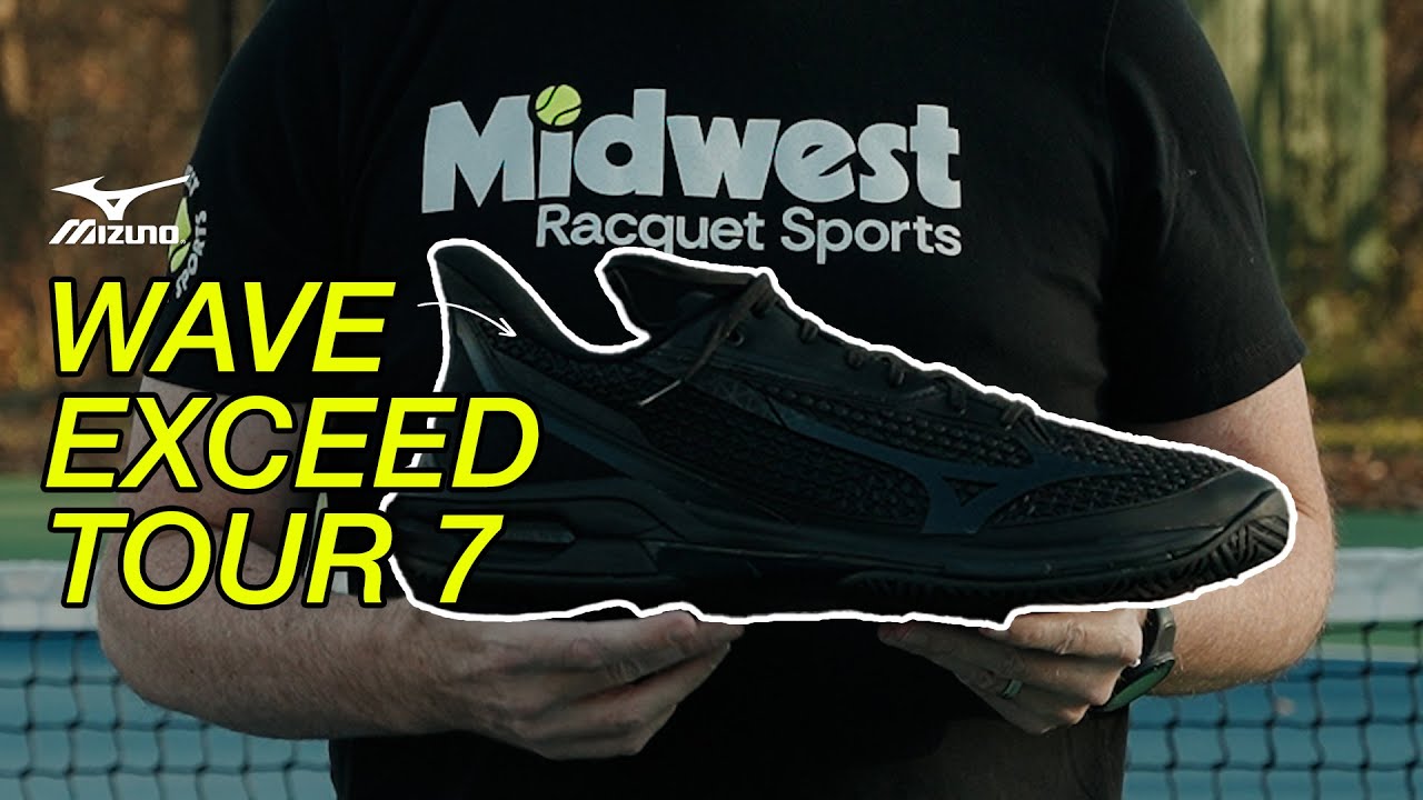 Mizuno Wave Exceed Tour 7 Mens Clay Shoe - White/Blue | Midwest