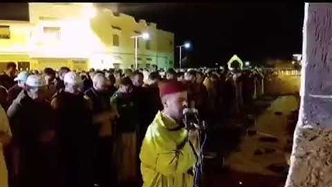 القارئ عبدالله العلمي صلاة التراويح يقلد السديس