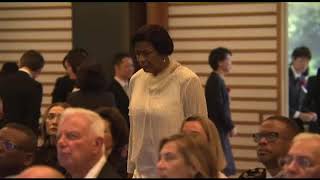 Guests arriving for Emperor Naruhito's enthronement ceremony