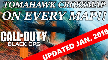 UPDATED !! BO4 Tomahawk / Combat Axe Across the Map ON EVERY MAP In Cod Black Ops 4