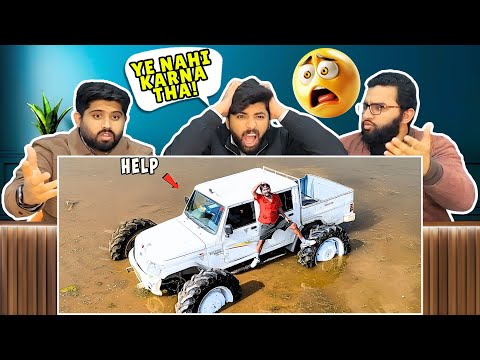Reaction On Extreme Off Roading Failed | MR INDIAN HACKER | चुनौती | Pakistani Reaction 🔥
