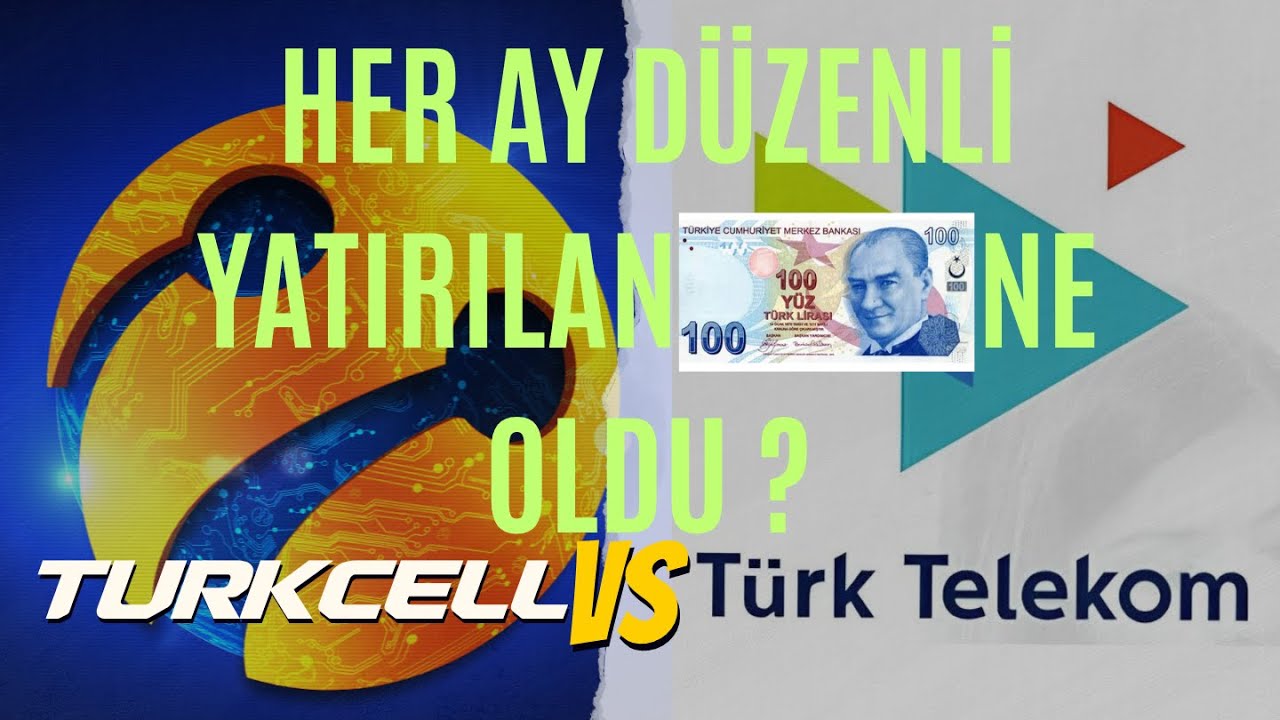 Uzun Vadeli Yatırımın Gücü! TURKCELL ve TURK TELEKOM Kapıştı! Her Ay ...