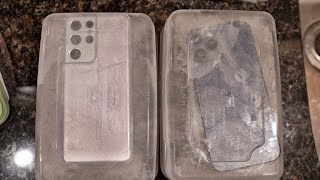 Samsung Galaxy S21 Ultra vs iPhone 12 Pro Max FREEZE TEST!