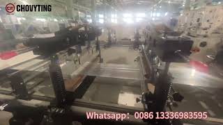 CW-600DIP Tissue Bag Making Machine With In-Line Device #plasticbag #chovyting #tissue