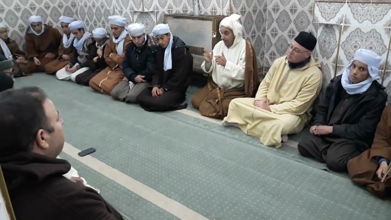 طلبة مدرسة سيدي الحاج امحمد التجاني رحمه الله تعالى/ عين ماضي الأغواط. 