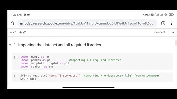The Spark foundation DS internship task 1