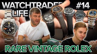 Unboxing Rare Vintage Rolex Explorer 2 Steve McQueen | Patek Market Update | Watchtrader & Co Ep.14