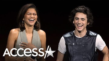 Zendaya & Timothée Chalamet DANCE At Assistant
