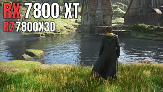Hogwarts Legacy RX 7800 XT | 1080p 1440p 4K | RAY TRACING | FSR2