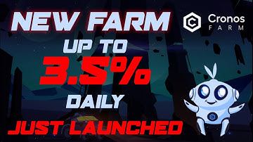 Chronos Farm Just Launched on Cronos Chain | Invest $CRO and Earn up to 3.5% Daily | BUSDCrops Clone