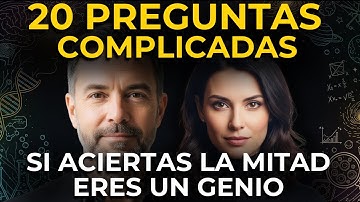 Solo los genios superan estas 20 preguntas de CULTURA GENERAL extrema 🧠🔥