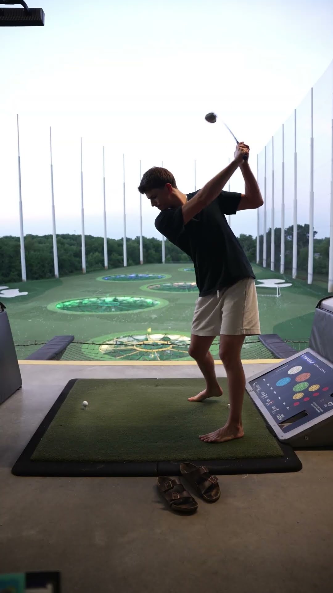 Hockey shots don't always translate to the golf swings. 😅 #shorts