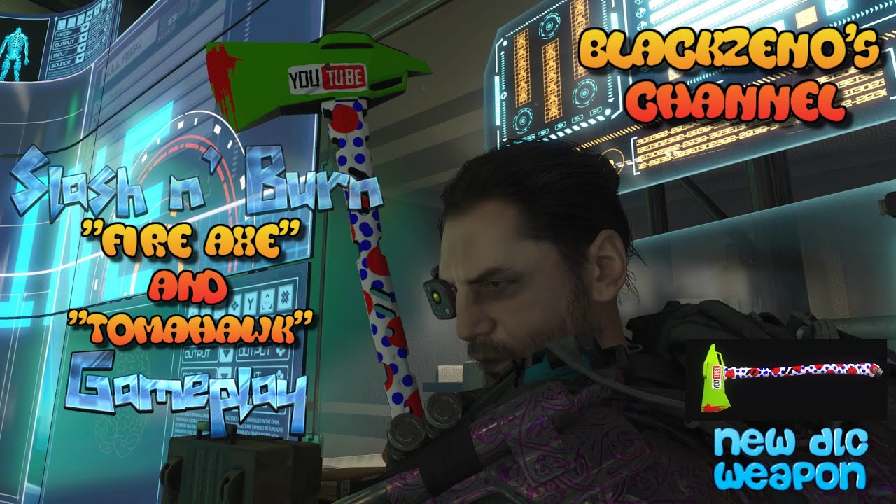 Slash n' Burn Black Ops 3 New DLC Weapon "Fire Axe" Gameplay Call of Duty