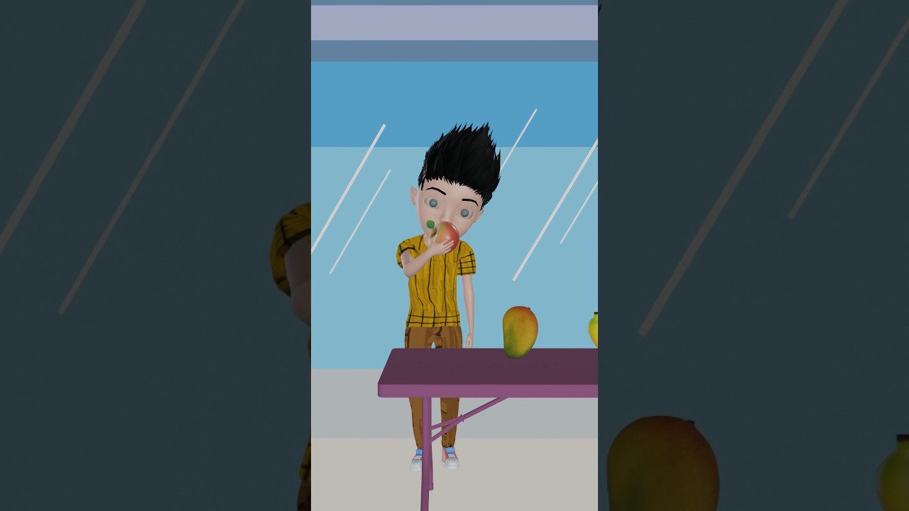 Apple, Mango,Banana,Grapes Eating 😋/स्वादिष्ट फल मजेदार 