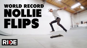 Record Breaking Nollie Flips! Spencer Nuzzi beats Rob Dyrdek