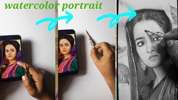 watercolor portrait painting | Sampurnaa Mandal | bong bride .