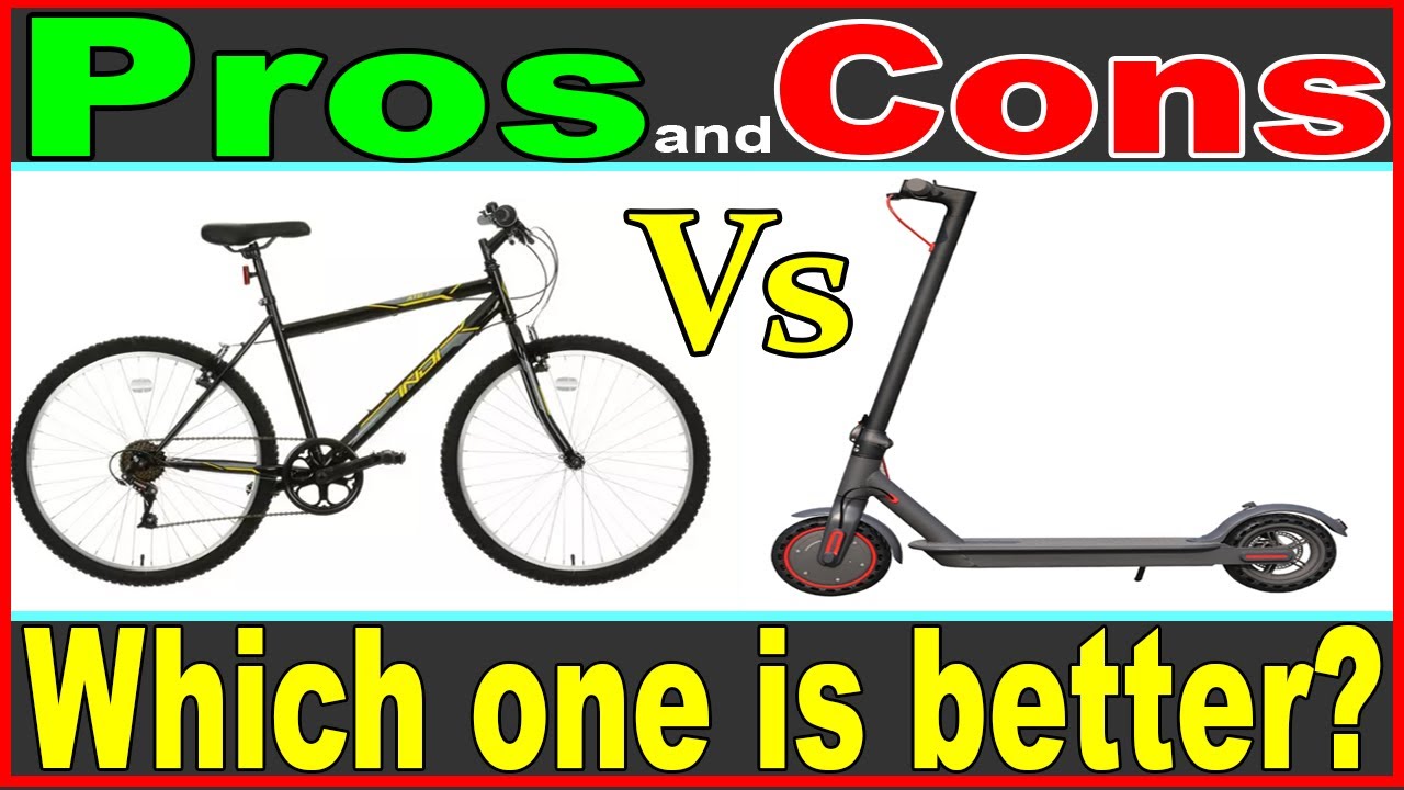 Bicycles vs electric scooters Which one is better? What should you