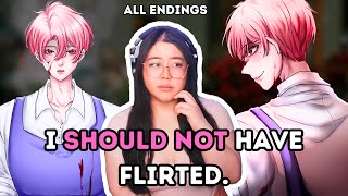I Should Not Have Flirted With him... | Diona's Flower Shop - All Endings | Yandere Visual Novel screenshot 5