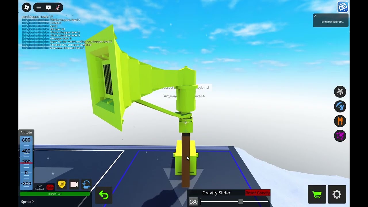 My thunderbolt all 5/6 port chopper levels 1-7 (read description)