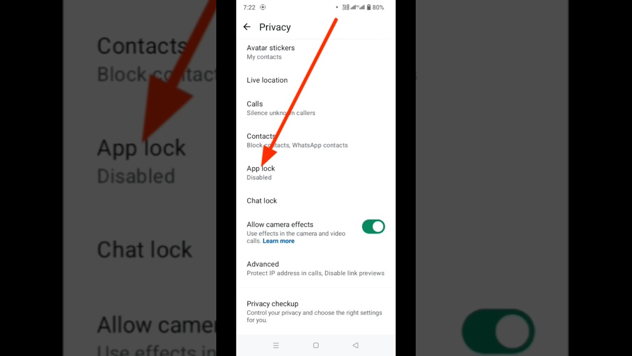 WhatsApp per fingerprint lock kaise lagai||WhatsApp biometric lock 