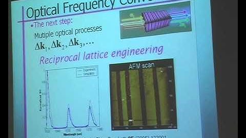 Prof. Ron Lifshitz - Natural & Artificial Mesoscopic Quasicrystals