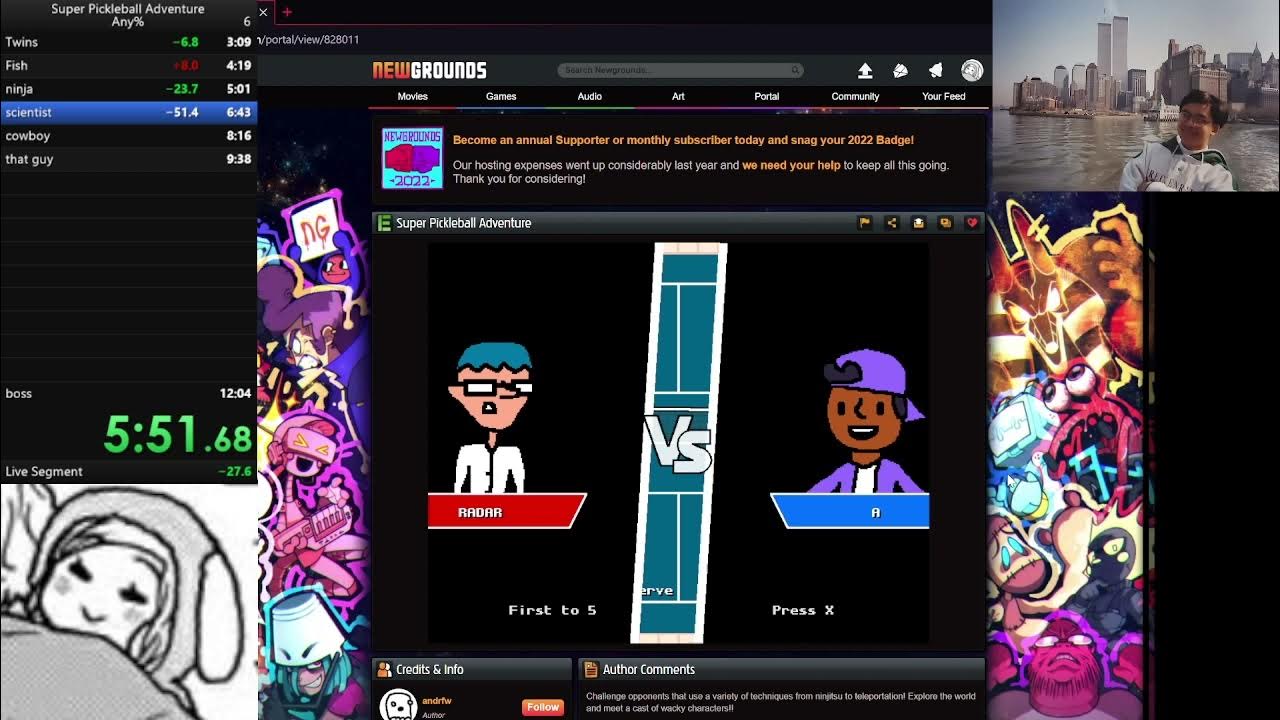 Super Pickleball Adventure speedrun YouTube