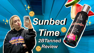 2BTanned Review☀️|Sunbed Before & After!✨| Leah Christine☁️