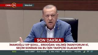 Erdoğan İmamoğlunun Ordu Valisine Sözleribu Devleti Protokolü Tanımamış