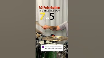 Can You Use A 7:5 Polyrhythm in a Musical Way on #drums ?