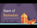 Free Start of Ramadan Presentation Theme by GreatPPT