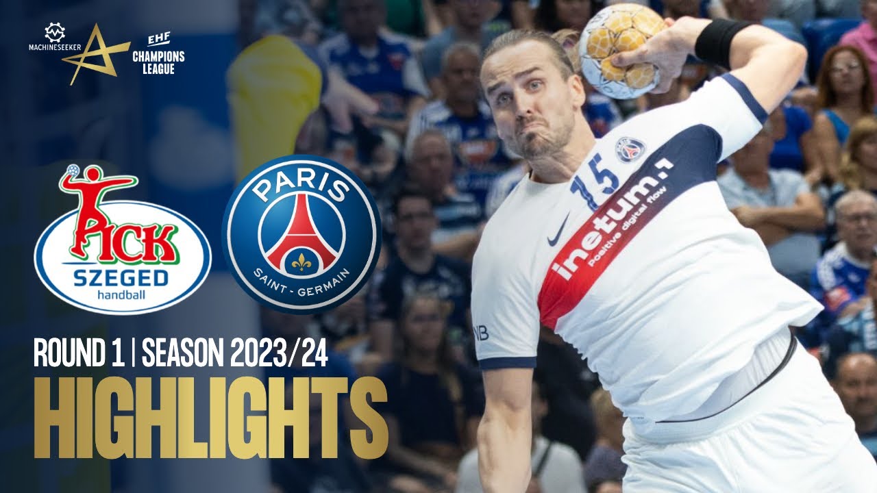 OTP Bank - PICK Szeged vs PSG Handball Round 1 EHF Champions League Men 2023/24