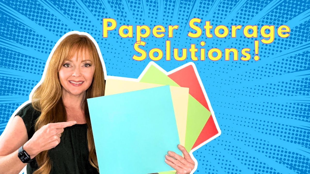 Organizing your crafting paper with the Paper Junkie Paper Storage
