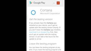 Cortona app for android screenshot 1