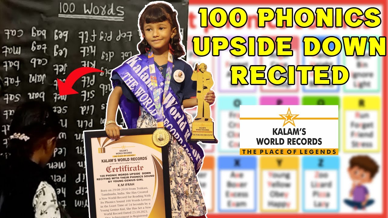 100 Phonic Words Upside Down Reciting With Their Phonics Sound - YouTube