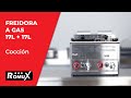 Vídeo: Freidora Industrial a Gas Butano de 17+17 Litros Doble Sobremesa ®Romux