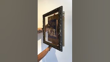 Plex box with stacked frame and fillet for multi media piece