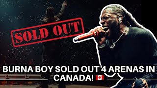 🚨Burna Boy Proves he is Bigger than Drake in Canada! 🇨🇦