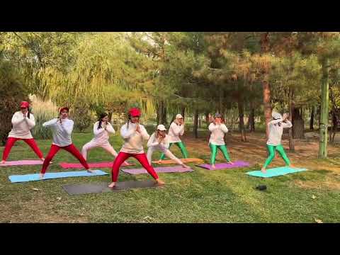 Iranian Women Rhythmic Yoga 