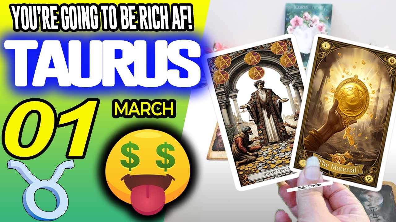 Taurus ♉💲YOU’RE GOING TO BE RICH AF!💲🤑 horoscope for today MARCH 1 2026 ♉ #taurus tarot MARCH