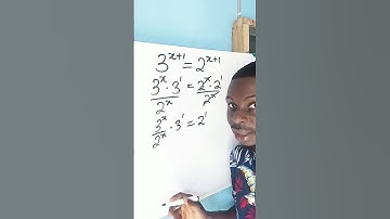 Interesting Exponential Equation #maths #exponentialequation #basicproblems