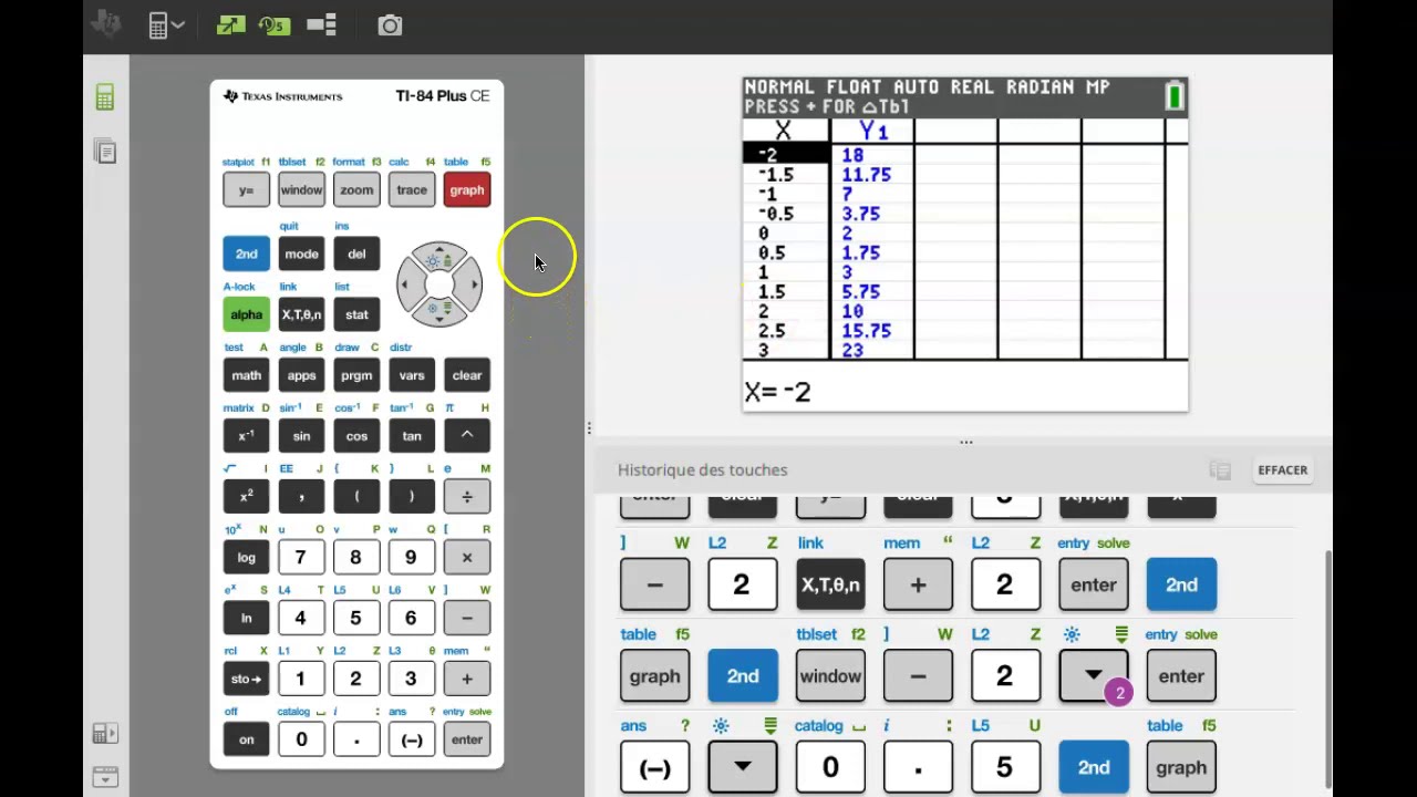 Programmer une fonction sur une calculatrice TI - YouTube
