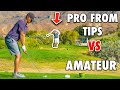 PGA Pro Plays From The Tips Vs  Am On the Front Tee | 5 Holes | Match #4