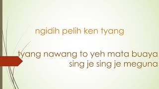 KARAOKE LAGU BALI - GEK MAS   YEH MATA BUAYA