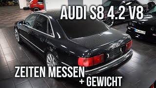 LEVELLA | Audi S8 4.2 V8 | Zeiten Messen 100-200 + Gewicht