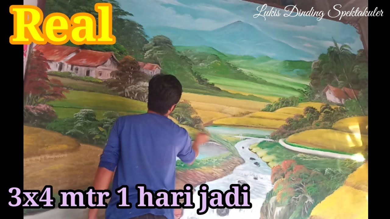 LUKIS DINDING PEMANDANGAN