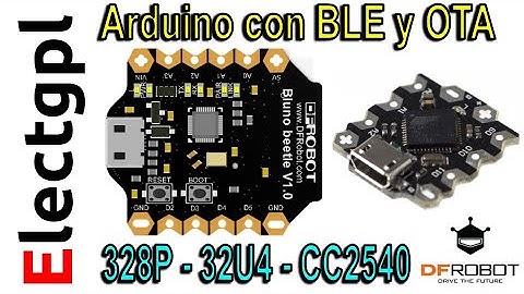 Arduino con Radio 2.4GHz | Bluetooth BLE | OTA | DFRobot