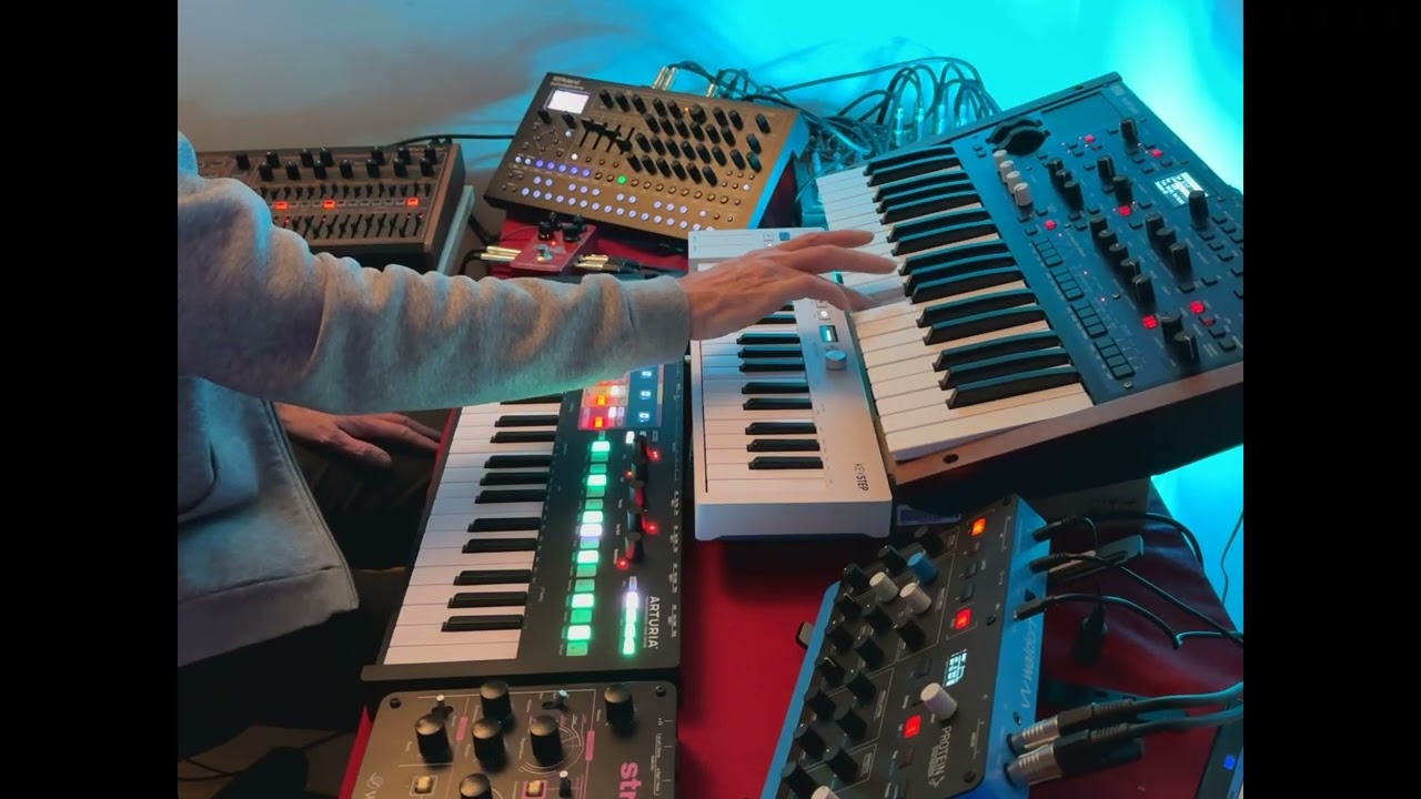 Saturday jam with Multi/Poly, Protein, SH-4D & LM Drum