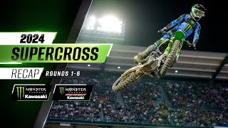2024 Monster Energy Supercross Race Recap: Rounds 1-6