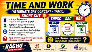 Time and Work in Tamil | Alternate Day Concept Explained Easily | Raghu