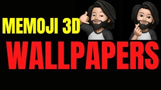 How To Create Personalized MEMOJI 3D Wallpapers For iOS 16 LockScreen (3D Memoji Wallpapers)